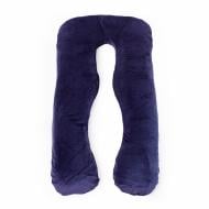 Наволочка №10076 Velvet Line Navy blue 75x140 см темно-синий MirSon