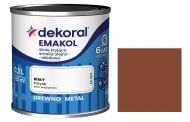 Эмаль алкидная Dekoral Эмаколь ореховый средний глянец 0,2 л