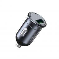 Автомобільний зарядний пристрій Xo CC46 QC3.0 18W Car Charger Gray (6920680827343)
