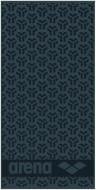 Полотенце Monogram Towel 009231-510 50x100 см черный с серым Arena