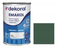 Емаль алкідна Dekoral Емаколь зелене листя глянець 0,9 л 1,31 кг