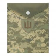 Папка-конверт MILITARY A6 непрозрачный матовый зеленый Buromax BM.3922-04