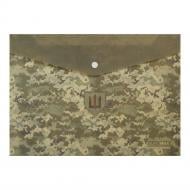 Папка-конверт MILITARY А4 зеленый Buromax BM.3943-04