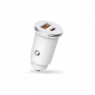 Автомобильное зарядное устройство Xo XO-CC25 PD+QC 3.0 Car Charger White (6920680866793)