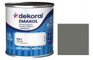Эмаль алкидная Dekoral Эмаколь серый светлый глянец 0,2 л