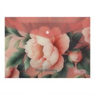 Папка-конверт ARABESKI А4 розовый Buromax BM.3943-10