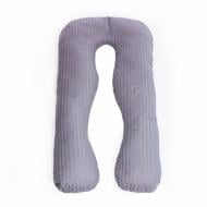 Наволочка Satin Stripe №10083 Light Gray 75x140 см серый MirSon