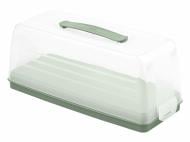 Тортовница Curver 35,5х15х14,2 см прозрачная/зеленая 758309