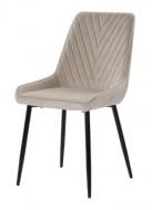 Стул обеденный Prestol Руби 560х460х890 мм бежевый / черный