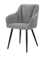 Стілець обідній Prestol Орікс сірий / чорний