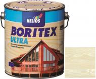 Лазурь Helios Boritex Ultra 13 белый шелковистый мат 0,75 л