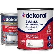 Емаль антикорозійна Dekoral чорний бурштин мат 0,65 л 0,74 кг