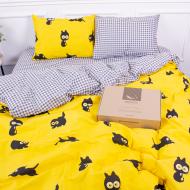 Комплект постельного белья Ranforce Elite 17-0572 Black Cat 220х240 см мультиколор MirSon