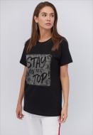 Футболка YAPPI WB2025 р.M черный