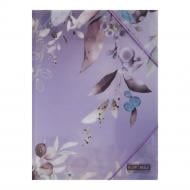 Папка на резинці ARABESKI А4 сливовий Buromax BM.3908-48 Папка на резинці ARABESKI А4 сливовий Buromax BM.3908-48