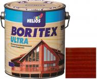 Лазурь Helios Boritex Ultra 7 махагон шелковистый мат 0,75 л