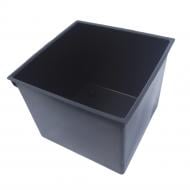 Вкладка в горшок пластик 225 мм квадратный антрацит PRP (32338)