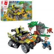 Конструктор Qman 1921 Полиция джип мотоцикл фигурки ODT094428