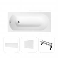 Ванна акриловая Helmken Tressa 7959PG7844 149,5х75 см комплект 4 в 1