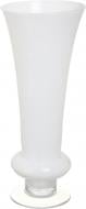 Ваза стеклянная Wrzesniak Glassworks Hald 50 см белая 17-7633