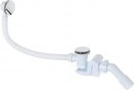 Сифон для ванны Ani Plast BRIG клик-клак с выпуском и переливом, плоский, с гибкой трубой 40/50, ECL656EU