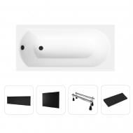 Ванна акриловая Helmken Tressa 00364DT824 149,5х75 см комплект 5 в 1