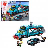 Конструктор Qman 1929 полиция трейлер машина фигурки ODT106370