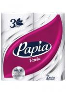 Бумажные полотенца PAPIA трехслойная 2 шт.
