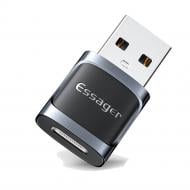 Адаптер Essager Xuankong OTG Type-C Female to USB male USB 3.0 сірий (EZJCA-XL01)