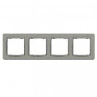 Рамка чотиримісна Schneider Electric Sedna Elements універсальна бетон SDD390804