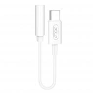 Перехідник Xo USB type C - AUX 0,14 м white (NB-R161.white)