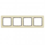Рамка четырехместная Schneider Electric Sedna Elements универсальная дерево светлое SDD380804