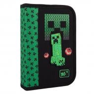 Пенал одинарный без клапана HP-02 Minecraft Team YES черный