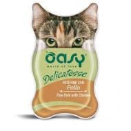 Корм влажный для котов OASY деликатес с курицей 1 кг