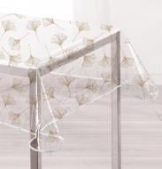 Скатерть ES0806-1TM 135x100 см прозрачный с рисунком Даріана