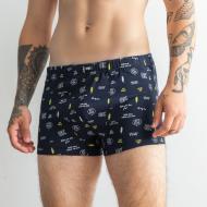 Трусы-шорты мужские GBI молния 14326 M черный с желтым