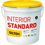 Фарба латексна водоемульсійна Siltek INTERIOR STANDARD База А мат білий 1,4 кг