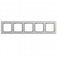 Рамка пятиместная Schneider Electric Sedna Elements универсальная алюминий SDD370805