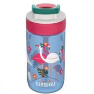 Пляшка для води Kambukka Lagoon Blue Flamingo 400 мл синій (11-04052)