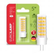 Лампа світлодіодна Eurolamp 5 Вт капсульна прозора G4 220 В LED-G4-0530(220)