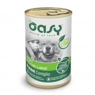 Корм влажный OASY паштет с кроликом 400 г