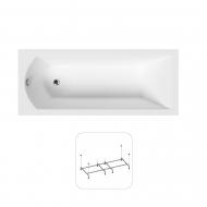 Ванна акриловая Helmken Vespera 7G6148400D 137,5х70 см комплект 2 в 1