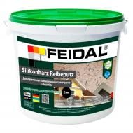 Декоративная штукатурка короед Feidal Silikonharz Reibeputz 15 кг белый