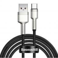 Кабель BASEUS Cafule Metal Data Type-C 66W 2 м black (CAKF000201)