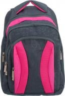Рюкзак Bagland Драйв 29x49x21 см 0018970 черно-розовый