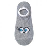 Следы унисекс Molly Глазки р.18–20 серый меланж