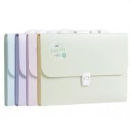 Папка-портфель EF612 микс 7 отделов А4 на замке Deli 87764