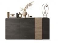 Комод напольный Венус серый /темно-серый