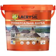 Краска универсальная акриловая Lacrysil Несокрушимая Цитадель мат белая 1,4 кг