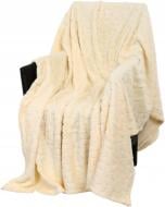 Плед Sherpa Jacquard Boucle 200x220 см айворі La Nuit